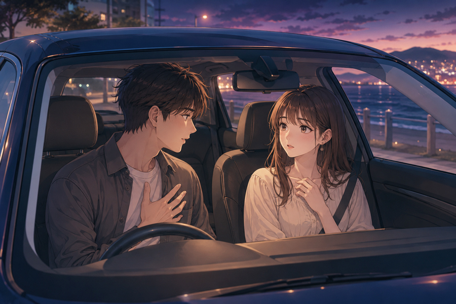 告白 車の中