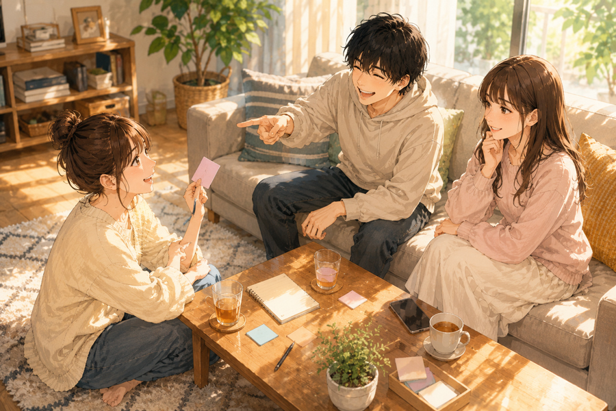 恋愛心理テストで面白い一問一答を楽しむ