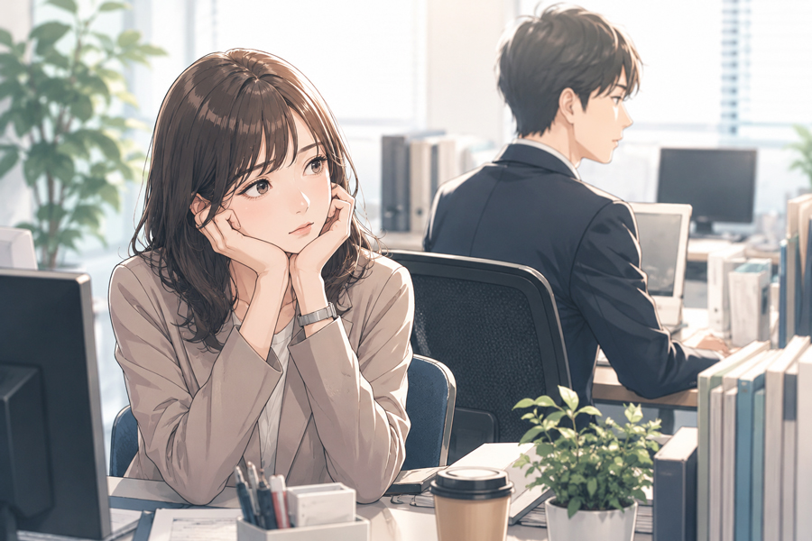 片思い 辛い 職場