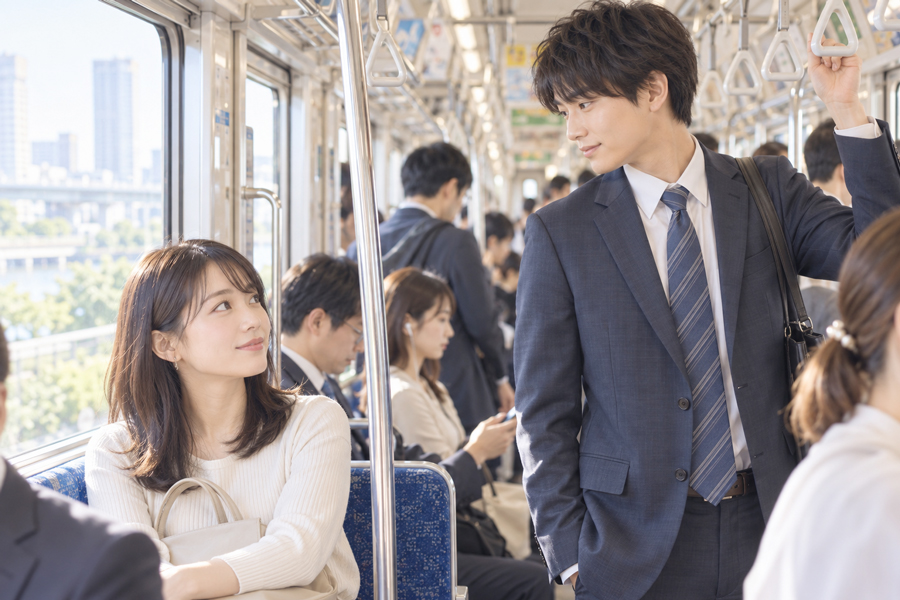 一目惚れ 電車